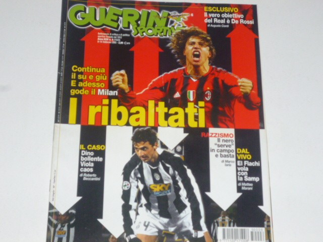 Revista fotbal GUERIN SPORTIVO (Italia) 08.-14.02.2005