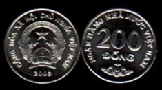 Vietnam 200 dong 2003 UNC foto