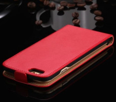 Husa iPhone 6 6S Flip Case Slim Inchidere Magnetica Red foto