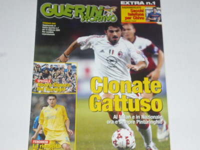 Revista fotbal GUERIN SPORTIVO (Italia) 15.02.2005 foto