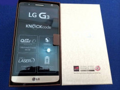 DOCK LG G3 D855 32GB - SIGILAT - PACHET COMPLET CU TOATE ACCESORIILE IN CUTIE foto