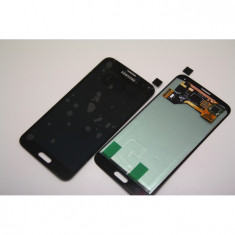 Display touchscreen lcd Samsung S5 G900 G900F negru foto