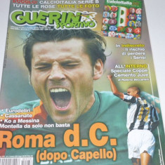 Revista fotbal GUERIN SPORTIVO (Italia) 21-27.09.2004