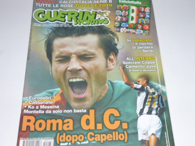 Revista fotbal GUERIN SPORTIVO (Italia) 21-27.09.2004 foto