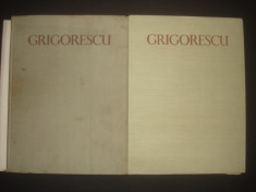 GEORGE OPRESCU - NICOLAE GRIGORESCU 2 volume {1961-1962, 554 pagini, editie limitata, contin imagini alb-negru, color si imagini detasabile} foto