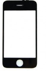 Sticla display fata pentru iPhone 4 negru + kit reparatii + folie protectie foto