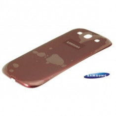 Capac Baterie Samsung I9300 Galaxy S III Rosu foto