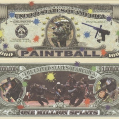 USA 1 Million Dollars Paintball UNC