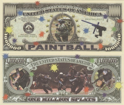USA 1 Million Dollars Paintball UNC foto