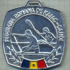 ATAM2001 MEDALIE 346 - SPORTIVA - FEDERATIA ROMANA DE KAIAC-CANOE - CONCURSUL REPUBLICAN -MARE FOND 1989 - LOCUL II -starea care se vede