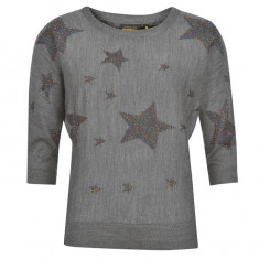 Bluza Pulover Dama Golddigga Star Knit - Marimi disponibile XS,S,M,L,XL,XXL foto