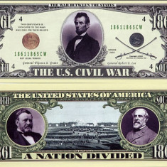 USA Bancnota Razboiul Civil UNC