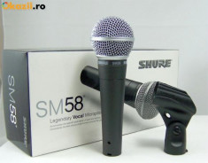 BLACK FRIDAY ! MEGA PROMOTIE ,PLATESTI UNUL PRIMESTI 2 ! MICROFON SHURE SM58 foto