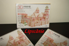 Puzzle 3D din lemn - Castelul prin?esei. Joc educativ pentru copii foto