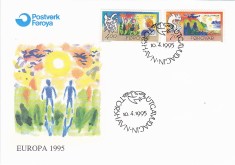CEPT 95 FDC ,Faroyar. foto