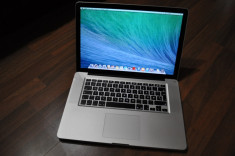 MacBook PRO Display 15&amp;#039;&amp;#039; -2.4GHz Intel Core i5-4GB RAM !! 500GB HDD !!! 2xPLACI VIDEO !!! TAST. ILUMINATA !! CEL MAI BUN PRET-USER 100% POZITIVE!!! foto