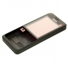 Carcasa Nokia 301 Neagra Dual Sim foto