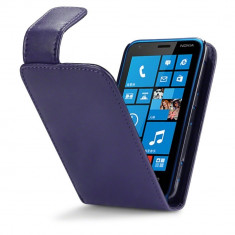Husa Nokia Lumia 620 piele mov SUPER CALITATE model Flip foto
