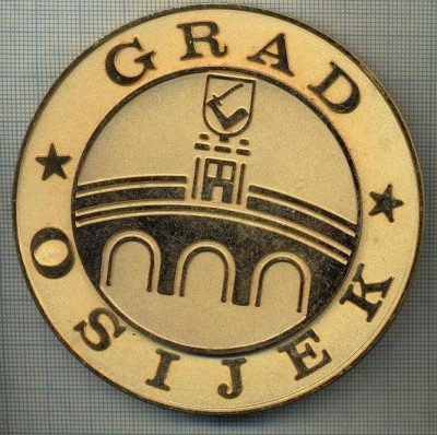ATAM2001 MEDALIE MARE 401 - GRAD OSIJEK - ORASUL OSIJEK - CROATIA - starea care se vede foto