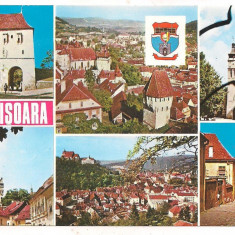 #carte postala(ilustrata)-SIGHISOARA -colaj