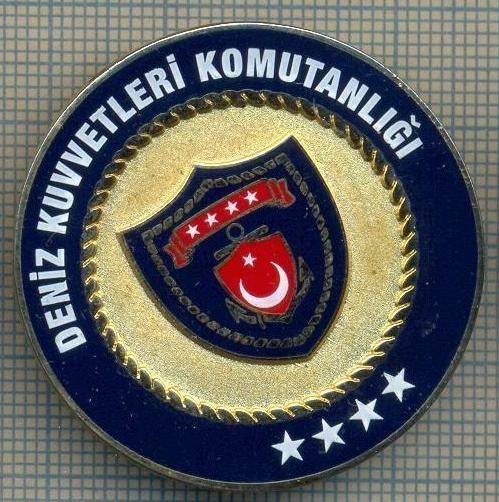 ATAM2001 MEDALIE 408 - MILITARA - DENIZ KUVVETLERI KOMUTANLIGI - COMANDAMENTUL TURC AL FORTELOR NAVALE- starea care se vede
