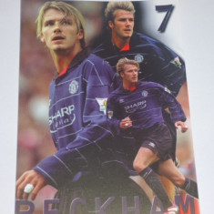 Carte postala fotbal-foto David BECKHAM (Anglia,Manchester United,Real Madrid)