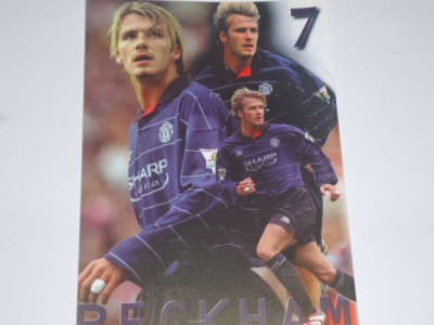 Carte postala fotbal-foto David BECKHAM (Anglia,Manchester United,Real Madrid) foto