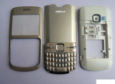 Carcasa originala Nokia C3 aurie foto