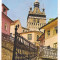 #carte postala(ilustrata)-SIGHISOARA -Turnul cu ceas