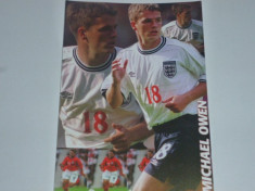 Carte postala fotbal-foto Michael OWEN (Anglia,Liverpool,Real Madrid,Newcastle,Manchester United,Stoke City) foto