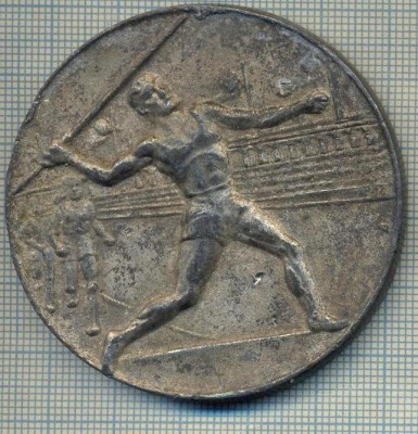 ATAM2001 MEDALIE VECHE 414 - SPORTIVA - INTRECERE ATLETICA ROMANIA -BULGARIA - SOFIA 1951 -SCRIERE SLAVA -starea care se vede foto