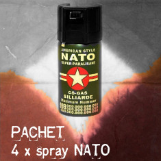 Pachet 4 x Spray paralizant NATO foto