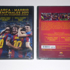 DVD fotbal-semifinala Champions League 2011REAL MADRID-FC BARCELONA(tur, retur)