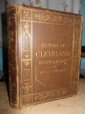 REV.J.C.ATKINSON - HISTORY OF CLEVELAND ( CU 27 PLANSE LITOGRAFICE ) , 1874