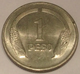 G5. COLUMBIA 1 PESO 1978, Copper-Nickel, 25.3 mm, Simon Bolivar AUNC **