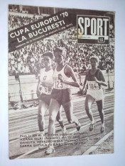 Revista SPORT Nr. 15 / 1970 Articole : Steaua, a zecea cupa, Rugby - cele 11 titluri ale Grivitei Rosii foto