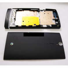 Carcasa originala Sony Ericsson Xperia LT26i neagra alba foto