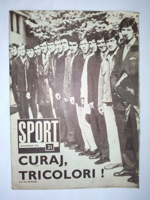 Revista SPORT Nr. 21 / 1970 Articol : CFR Timisoara BOX