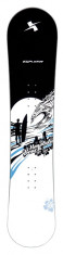 Placi Snowboard Explosiv HONOLULU white-black, 150 foto