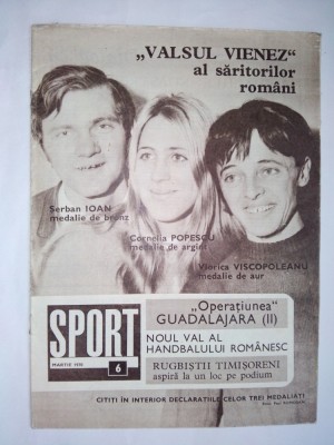 Revista SPORT Nr. 6 / 1970 Articol : Rugbistii timisoreni aspira la un loc pe podium foto