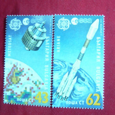 Serie Cosmos - Europa CEPT 1991 Bulgaria , 2 val.