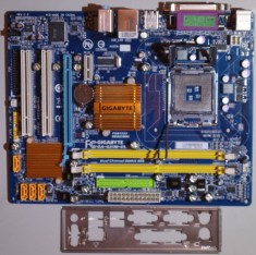 Placa de baza LGA 775 GIGABYTE GA-G31M-ES2L (rev. 2.x) socket 775, ddr2, usb2 ,sata2, 2 sloturi de ram Fsb 1333, 1600(oc) dualbios Pt quad core, dual foto