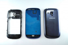 Carcasa Samsung I8190 Galaxy S3 mini A1 Albastru Indigo foto