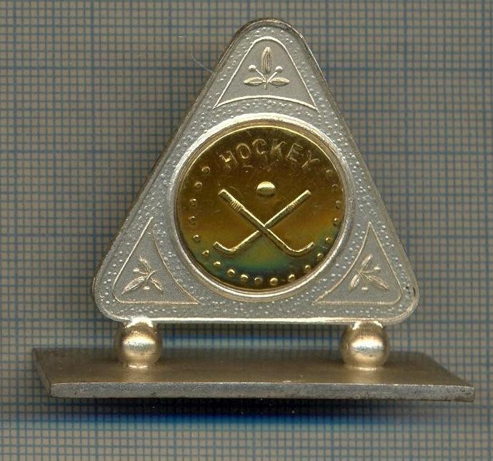ATAM2001 MEDALIE 469 - PLACHETA -SPORTIVA - HOCKEY NEDERLAND -BELGIE - 18. 5. &#039;56 -starea care se vede