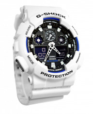 CASIO G-SHOCK GA 100 WHITE-BLACK foto