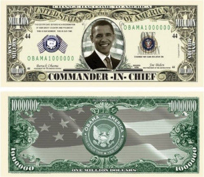 USA 1 Million Dollars Obama Commander UNC foto