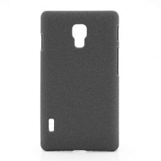 Husa Design Nisip Miscator Plastic Dur LG Optimus L7 2 P710 Gri foto