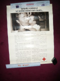 Afis- Crucea Rosie - pentru copii , dim.= 40x53 cm
