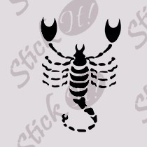 Zodiac Scorpion_Sticker Decorativ_Auto-Moto Cod: DIV-267 - Orice culoare, Orice model pe comanda foto