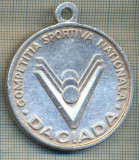 ATAM2001 MEDALIE 498 - COMPETITIA SPORTIVA NATIONALA -DACIADA - ( LOCUL II) - REPUBLICA SOCIALISTA ROMANIA -starea care se vede